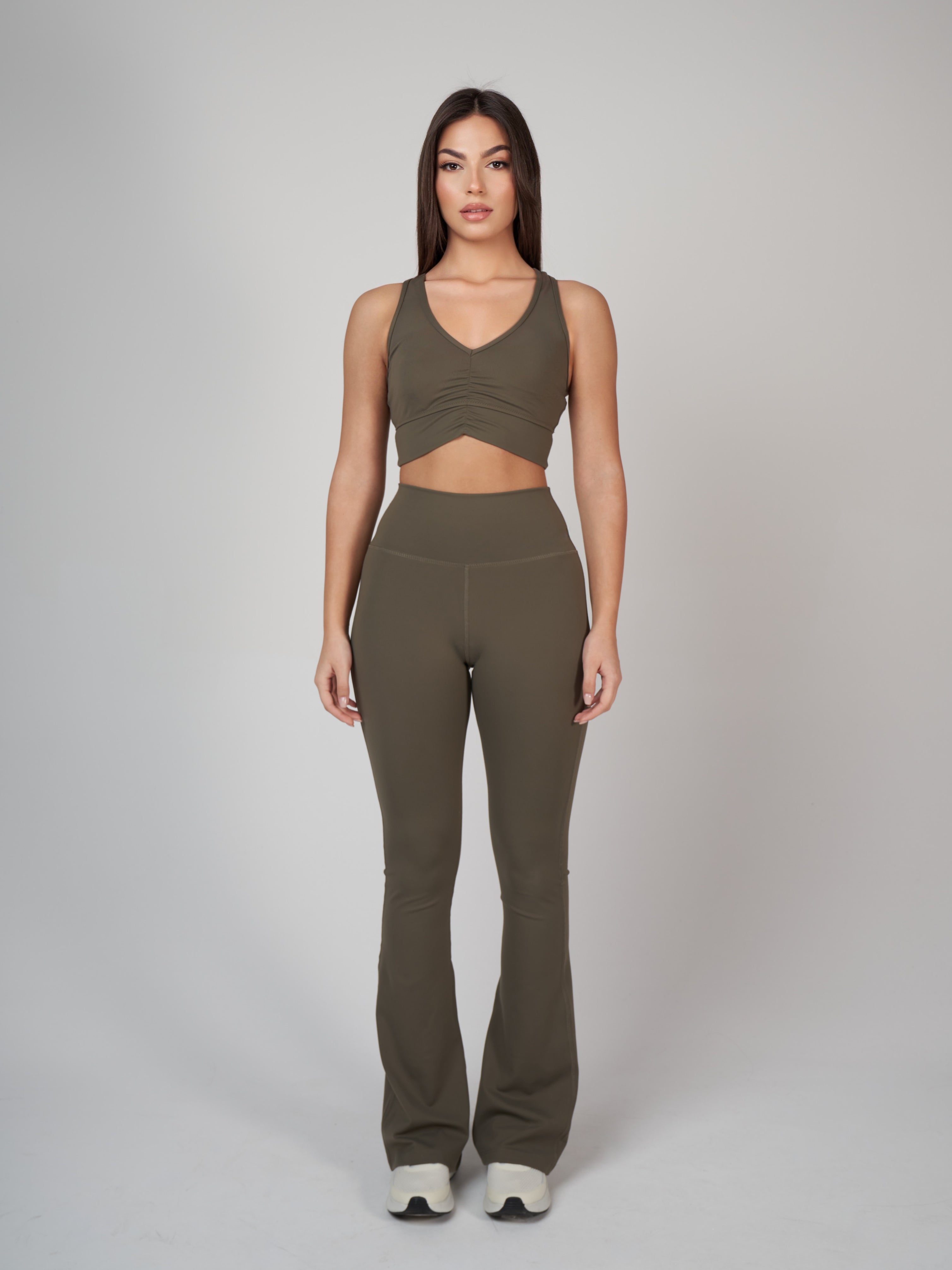 Liora Soft Flare Хеланки - Khaki