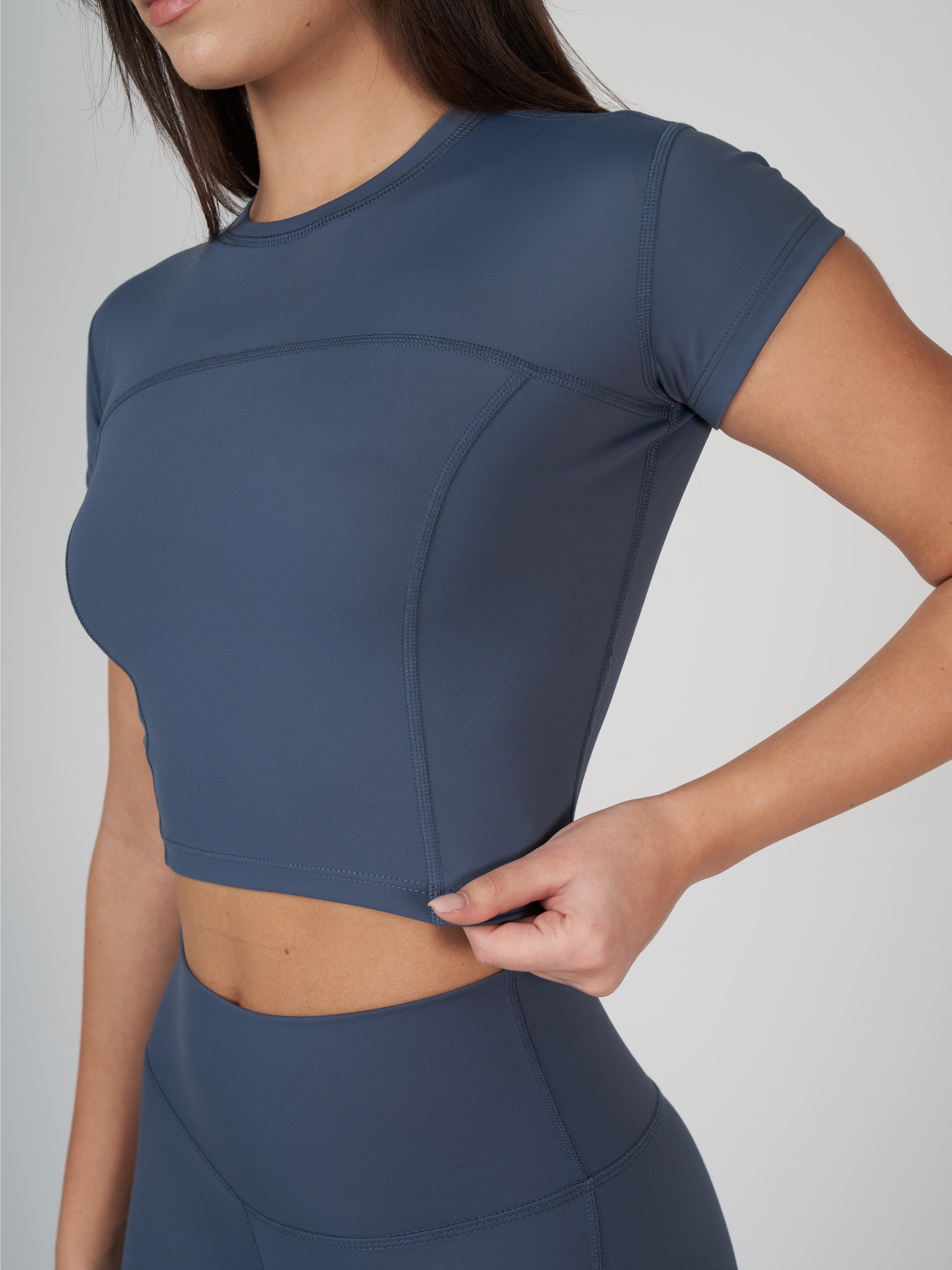 Liora Soft Crop - Indigo