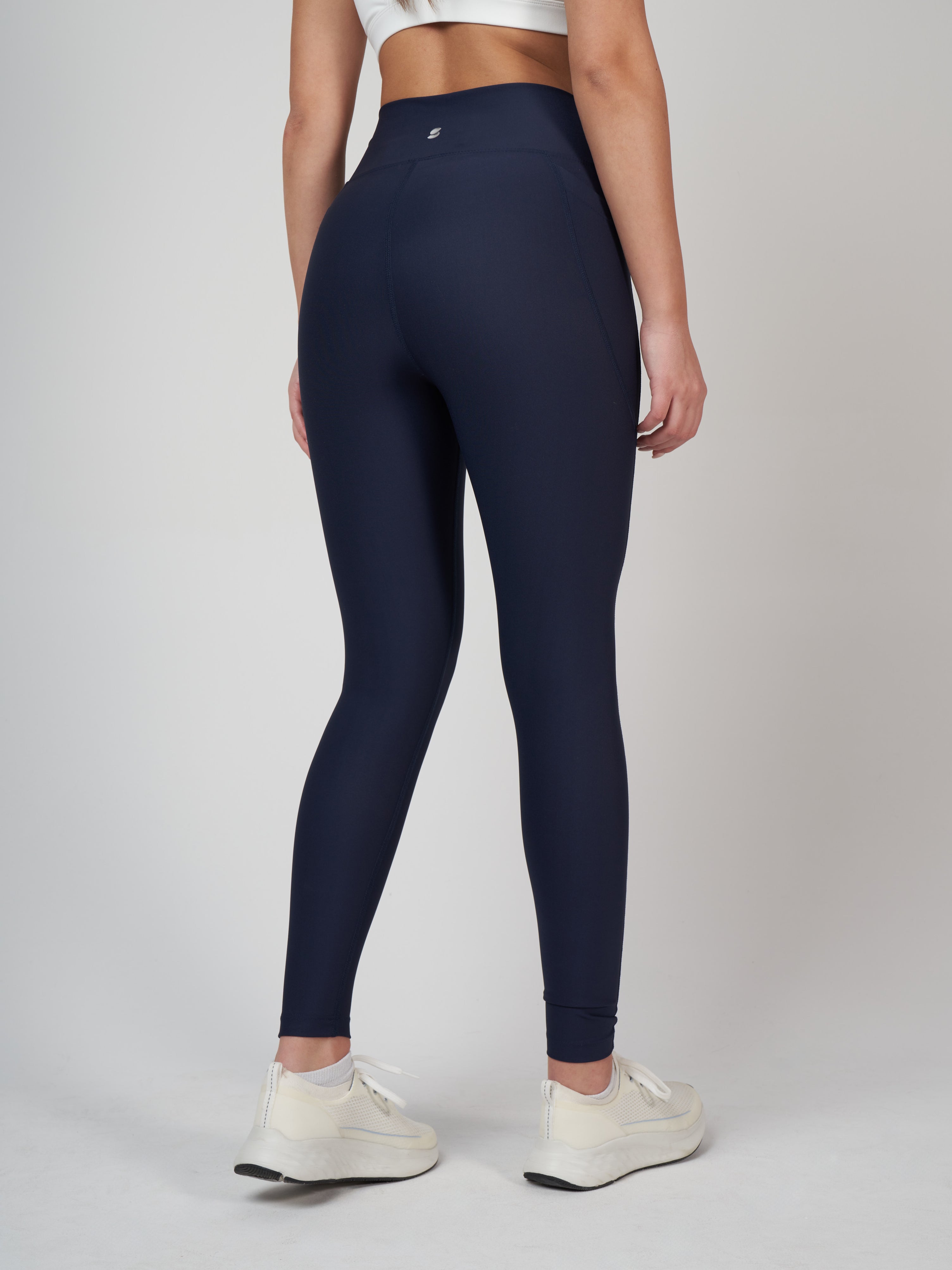 Adele Cross Waist Хеланки - Navy Blue