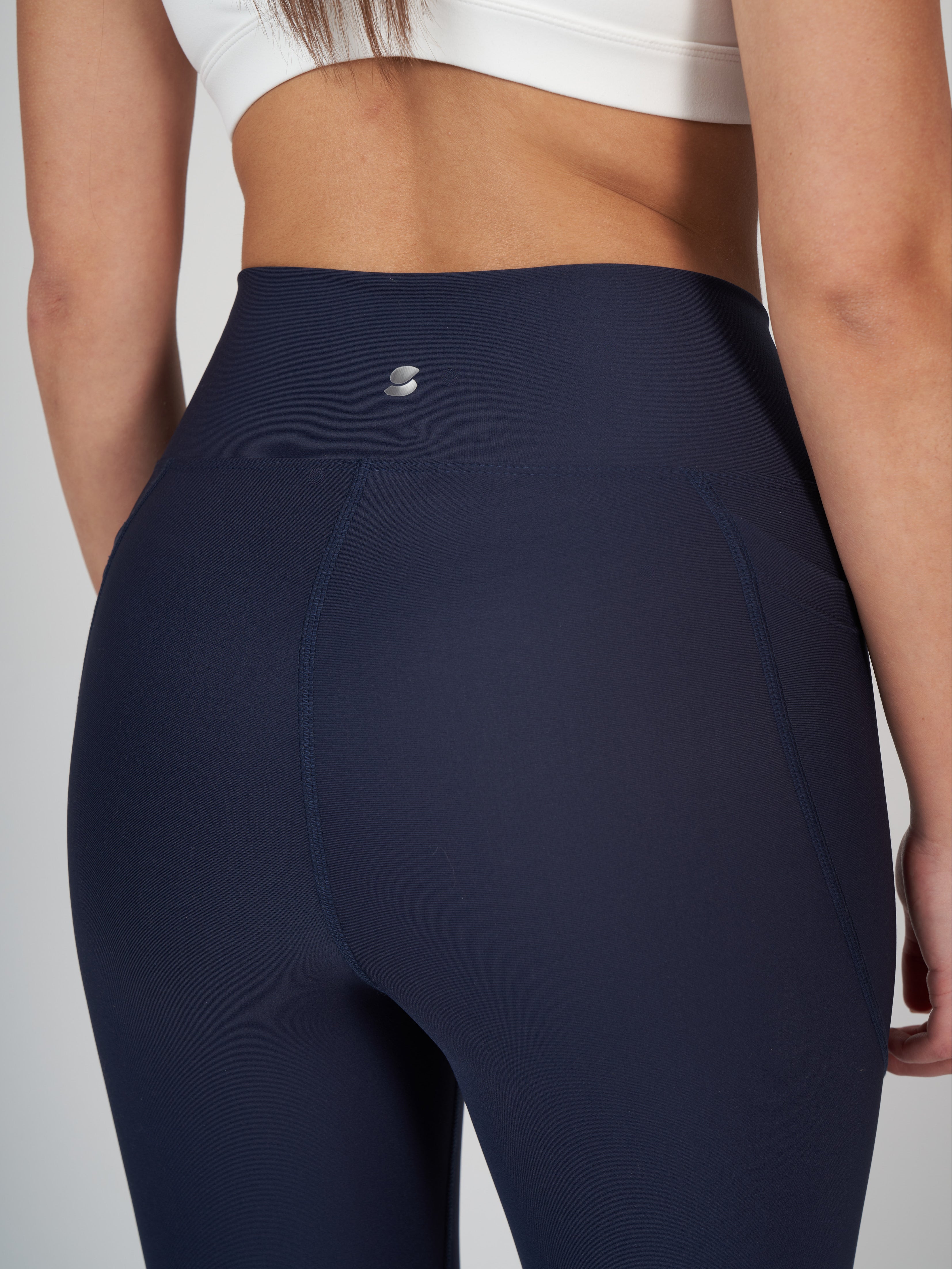 Adele Cross Waist Хеланки - Navy Blue