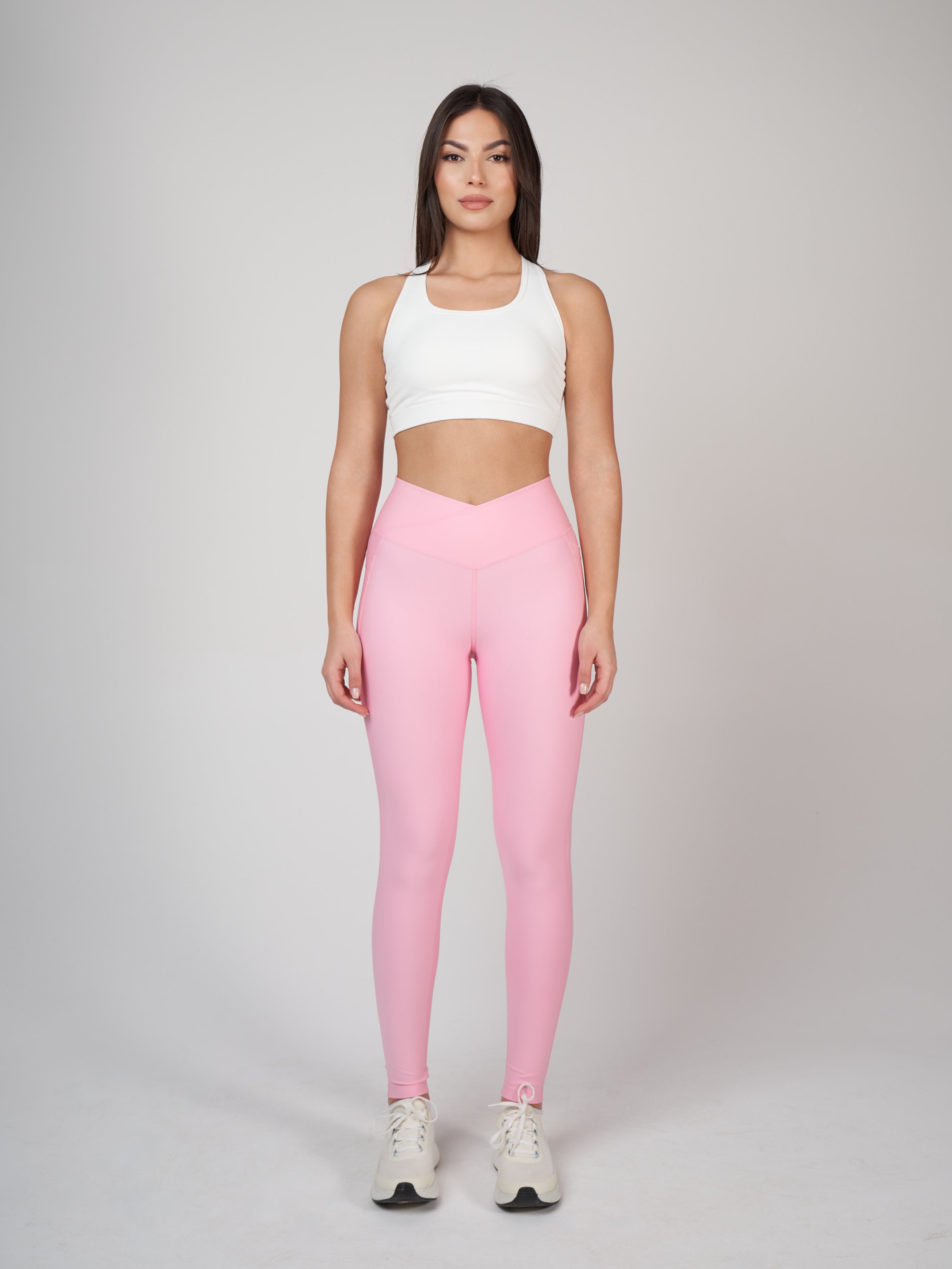 Adele Cross Waist Хеланки - Pink