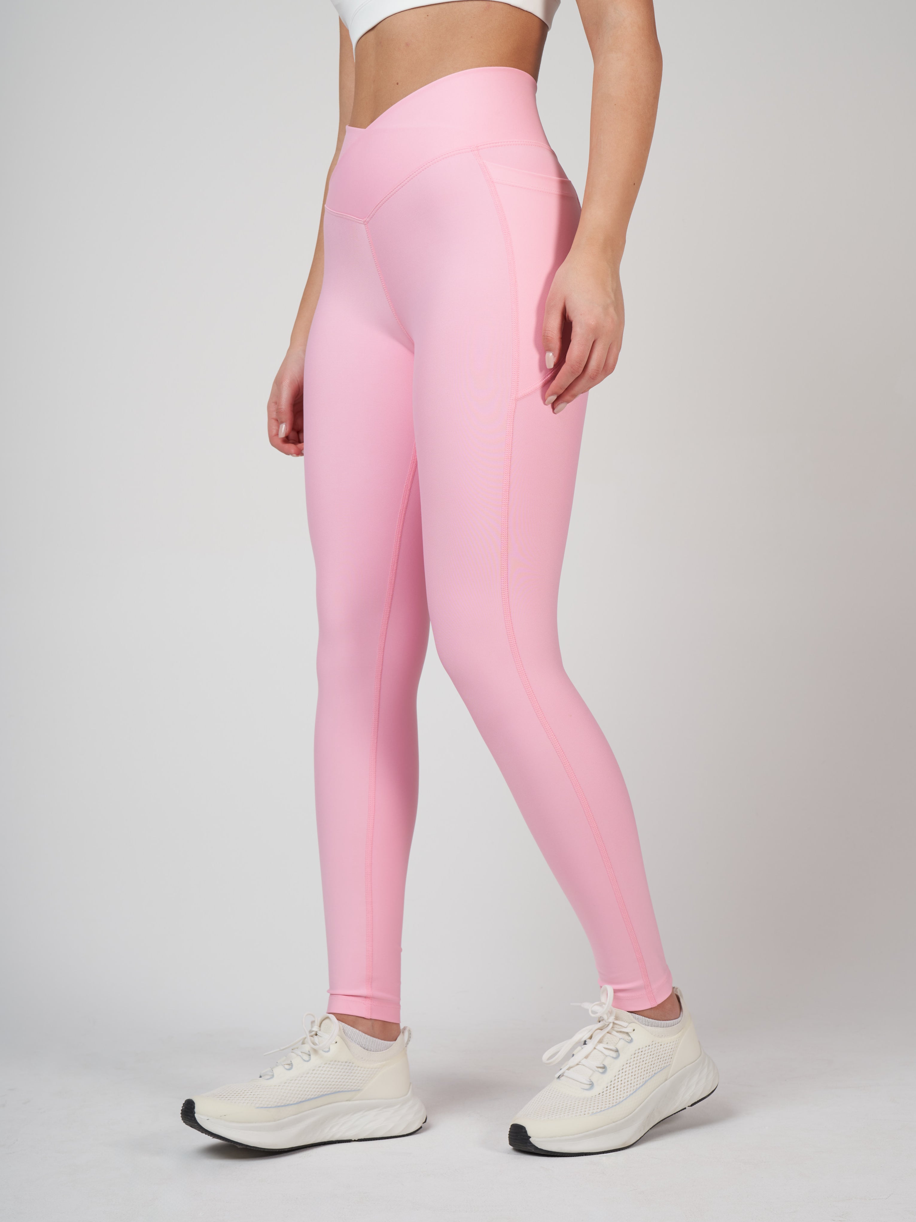 Adele Cross Waist Хеланки - Pink