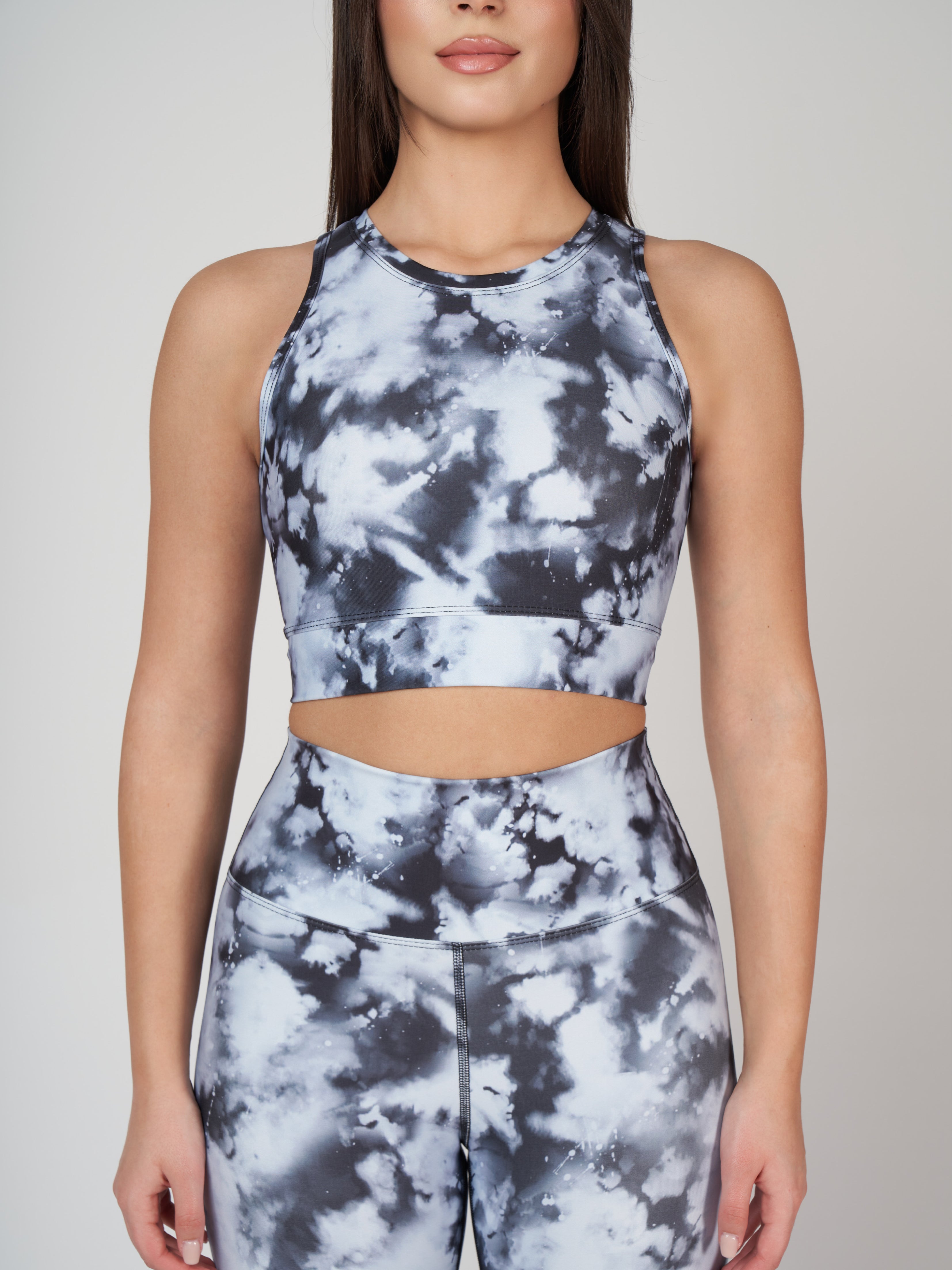 Dark Cloud Print Top