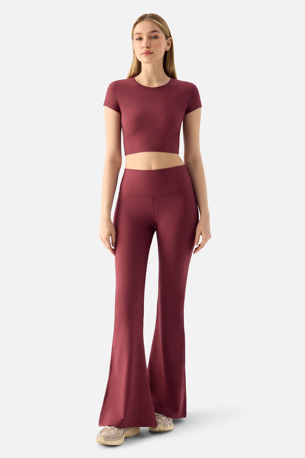 Melina Flared Хеланки - Dusty Rose