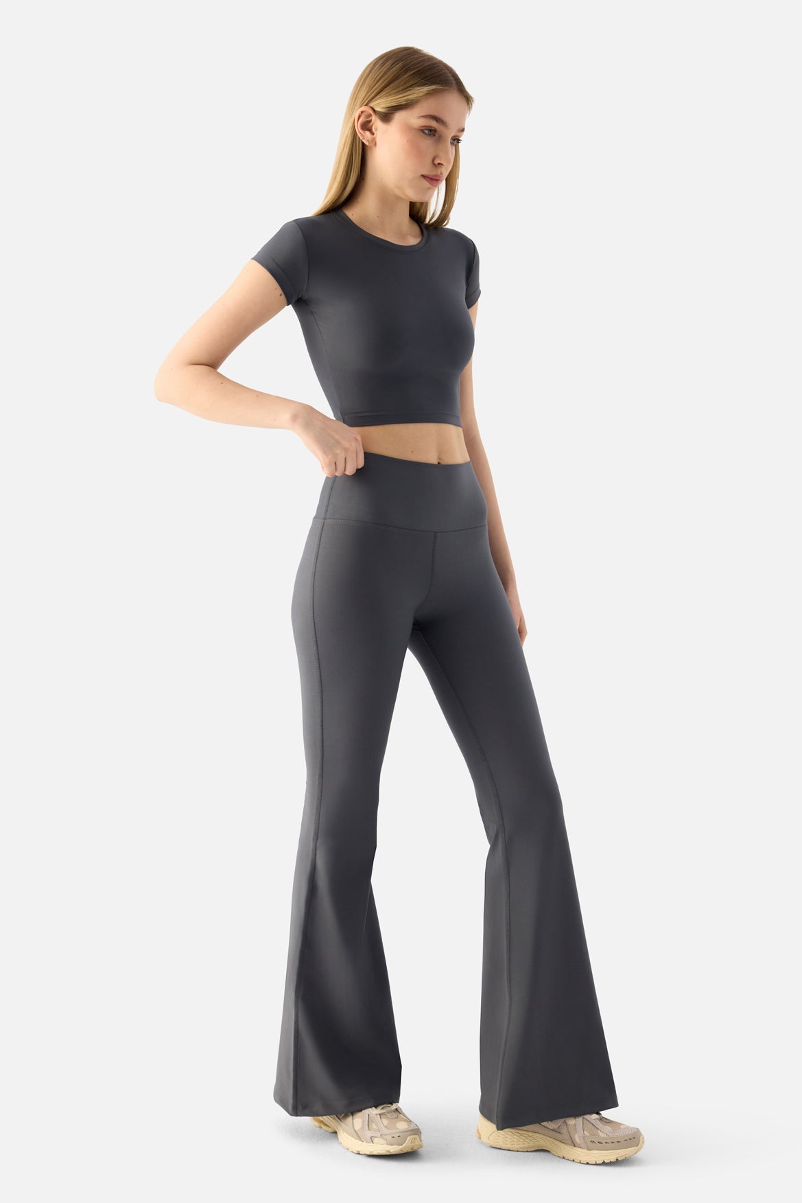 Melina Flared Хеланки - Dark Grey