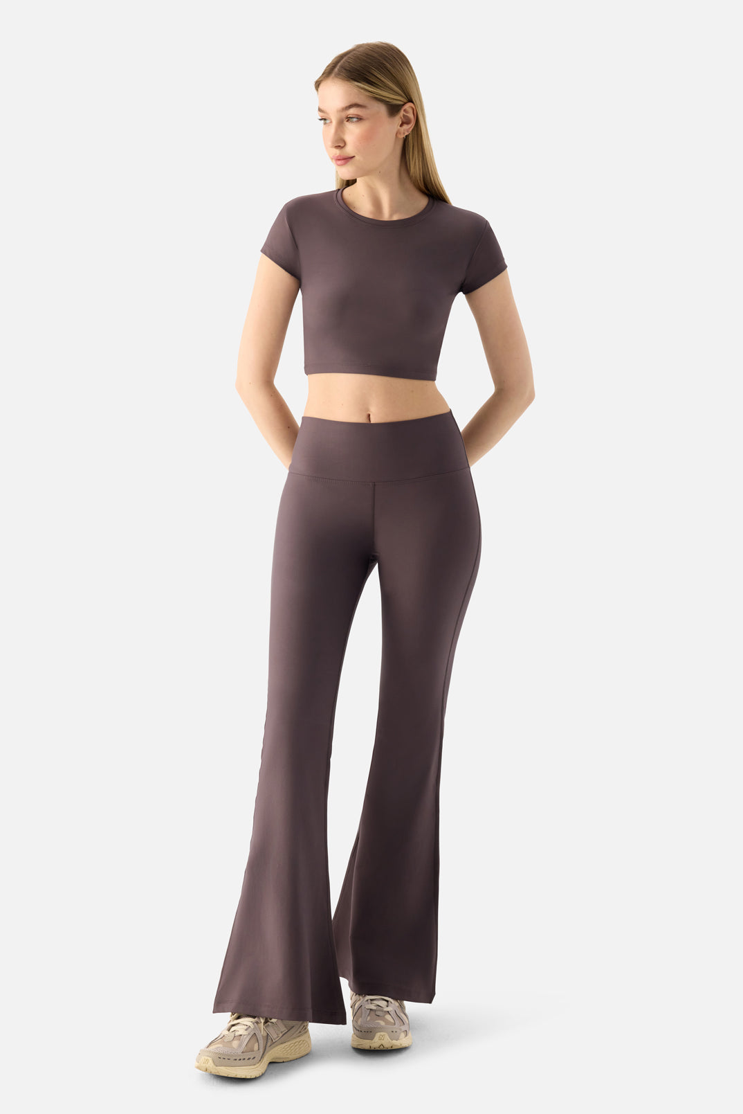 Melina Flared Хеланки - Light Purple