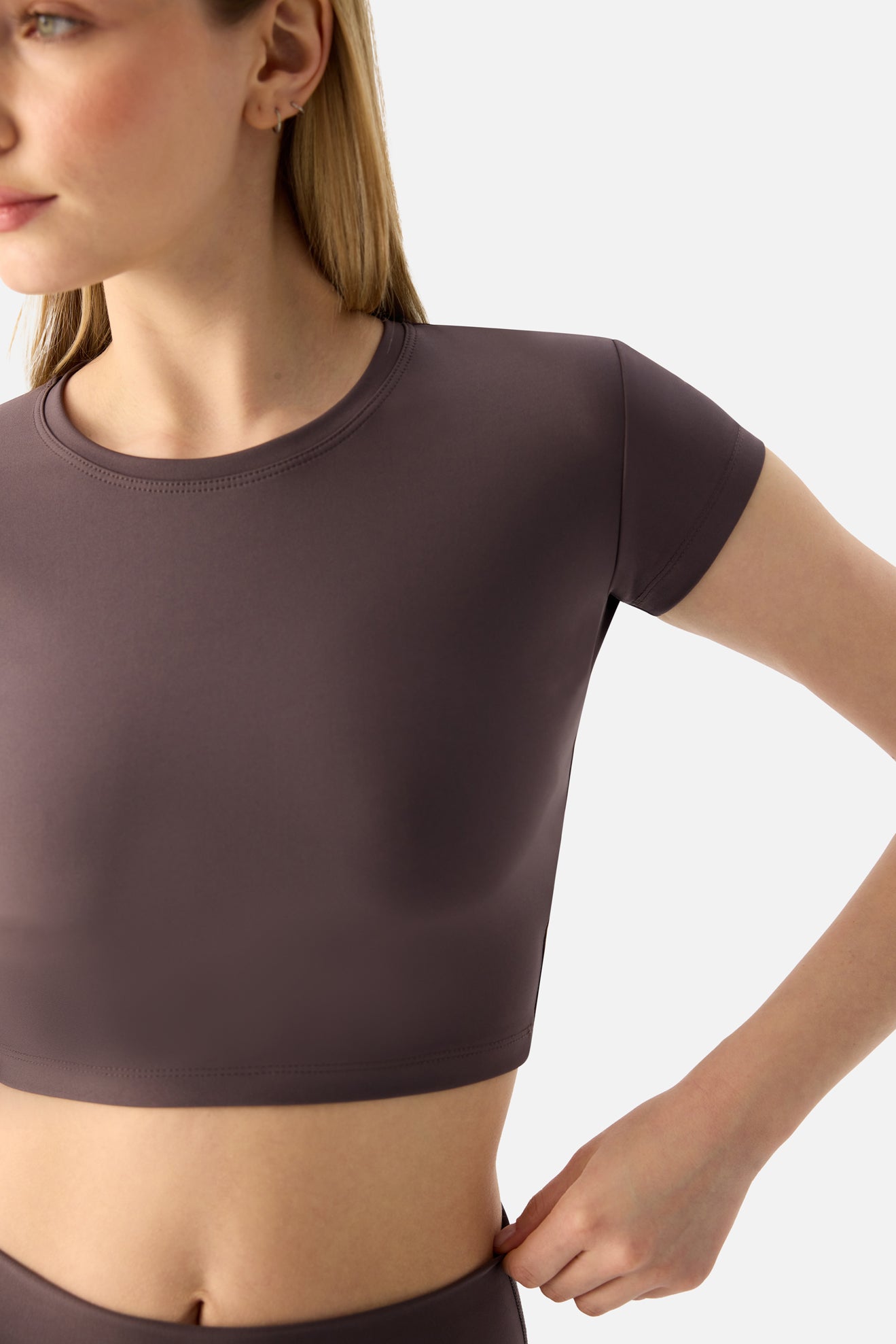 Melina Short Sleeve Top - Light Purple