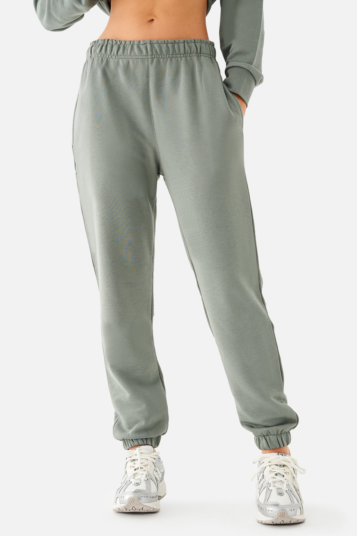Mia Cuffed Sweatpants - Khaki