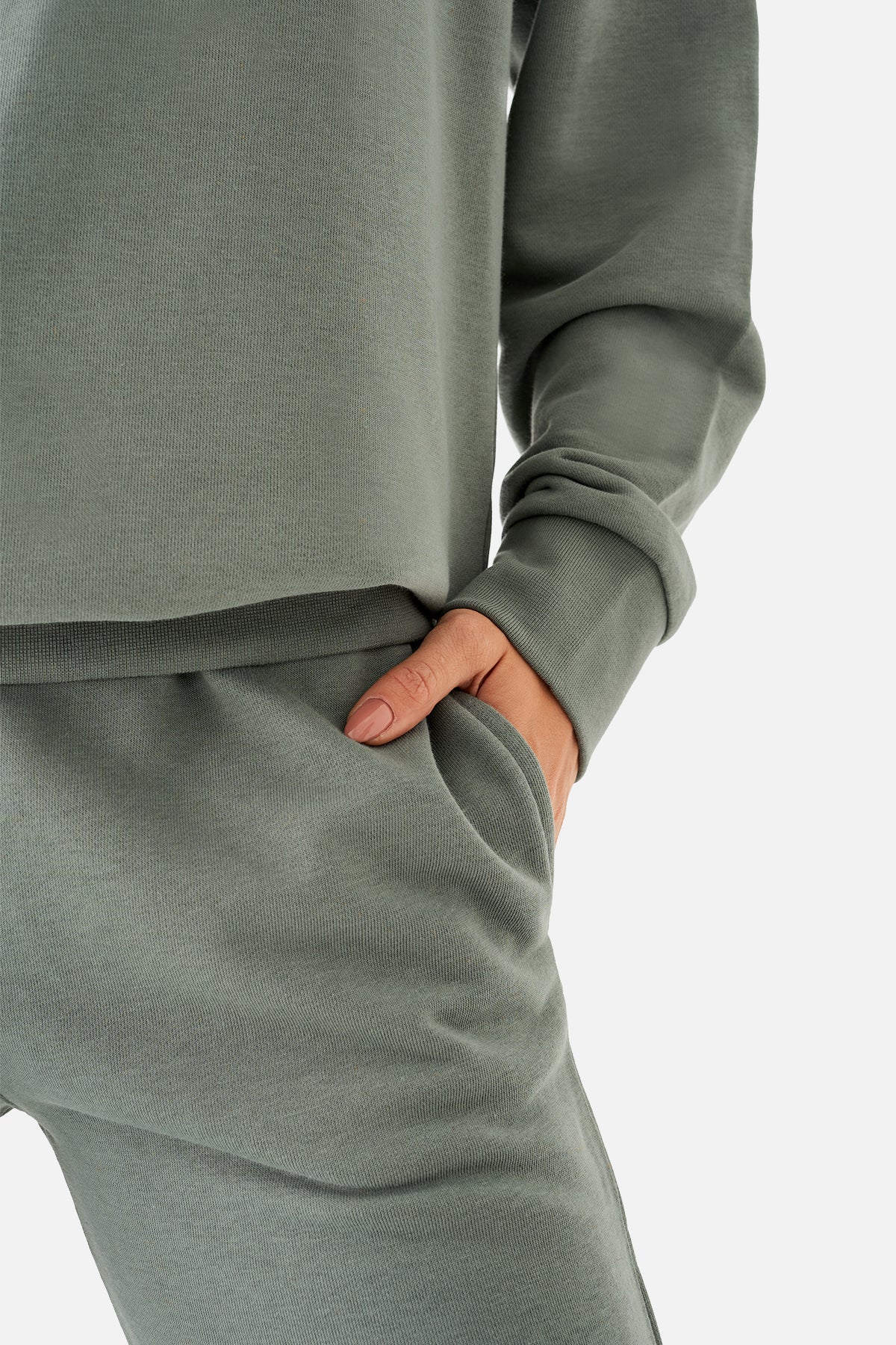 Mia Cuffed Sweatpants - Khaki