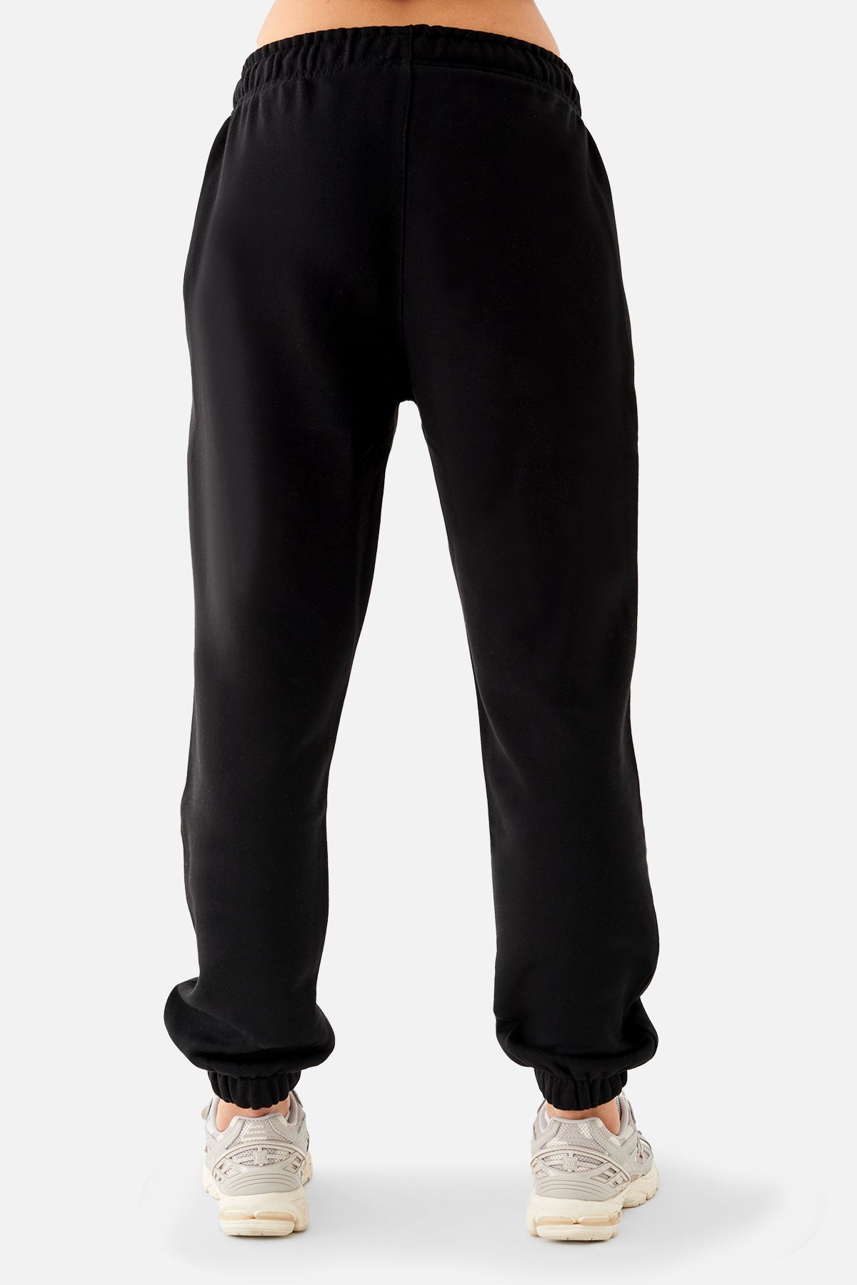 Mia Cuffed Sweatpants - Black