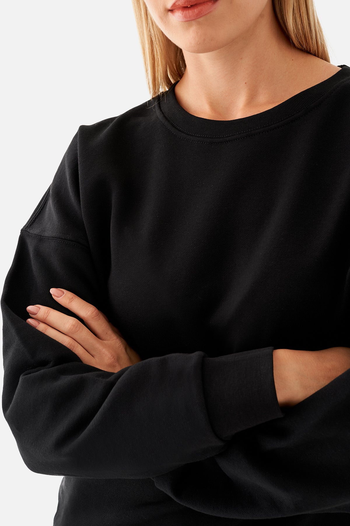 Nina Crewneck Sweatshirt - Black