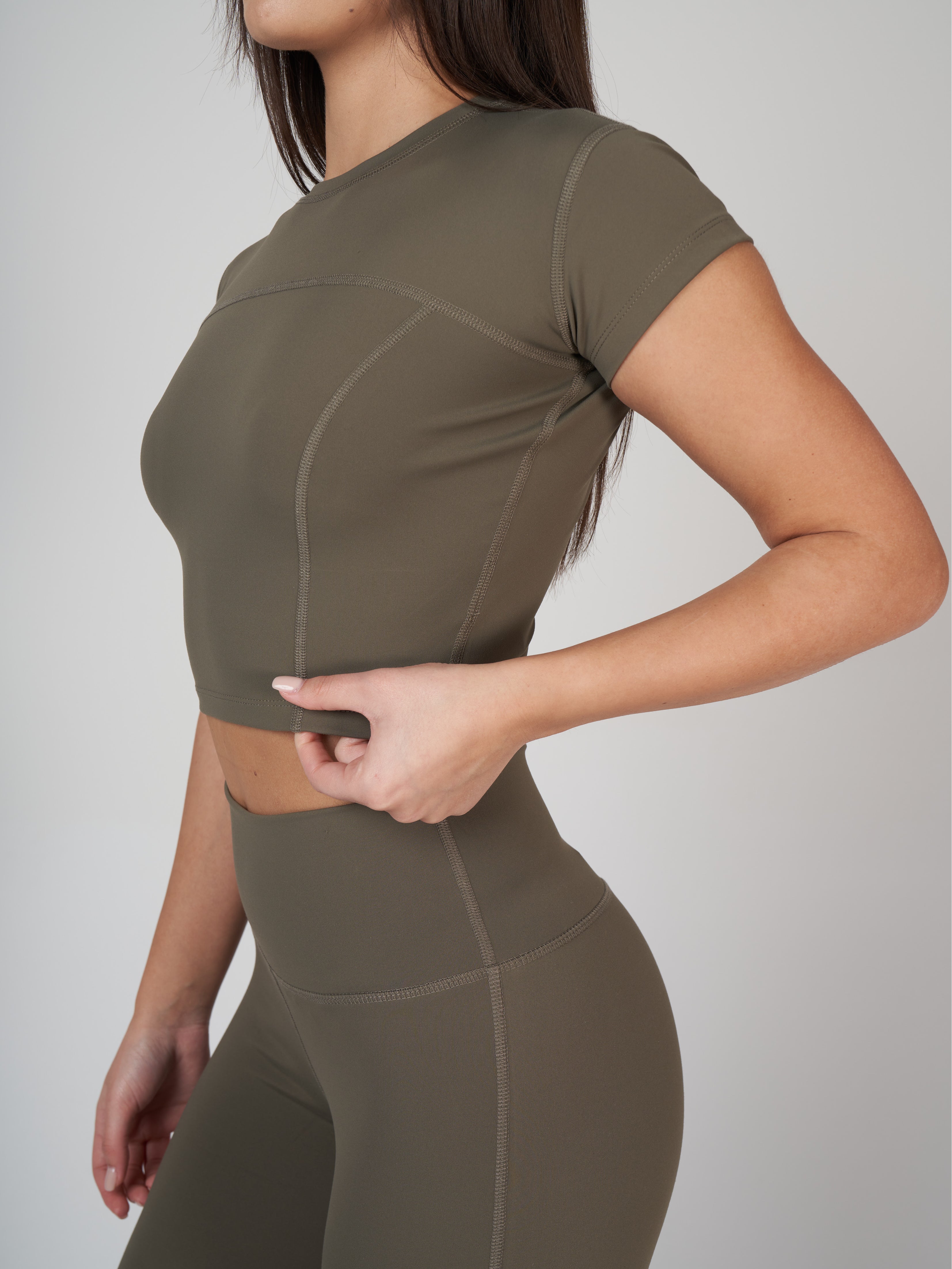Liora Soft Crop - Khaki