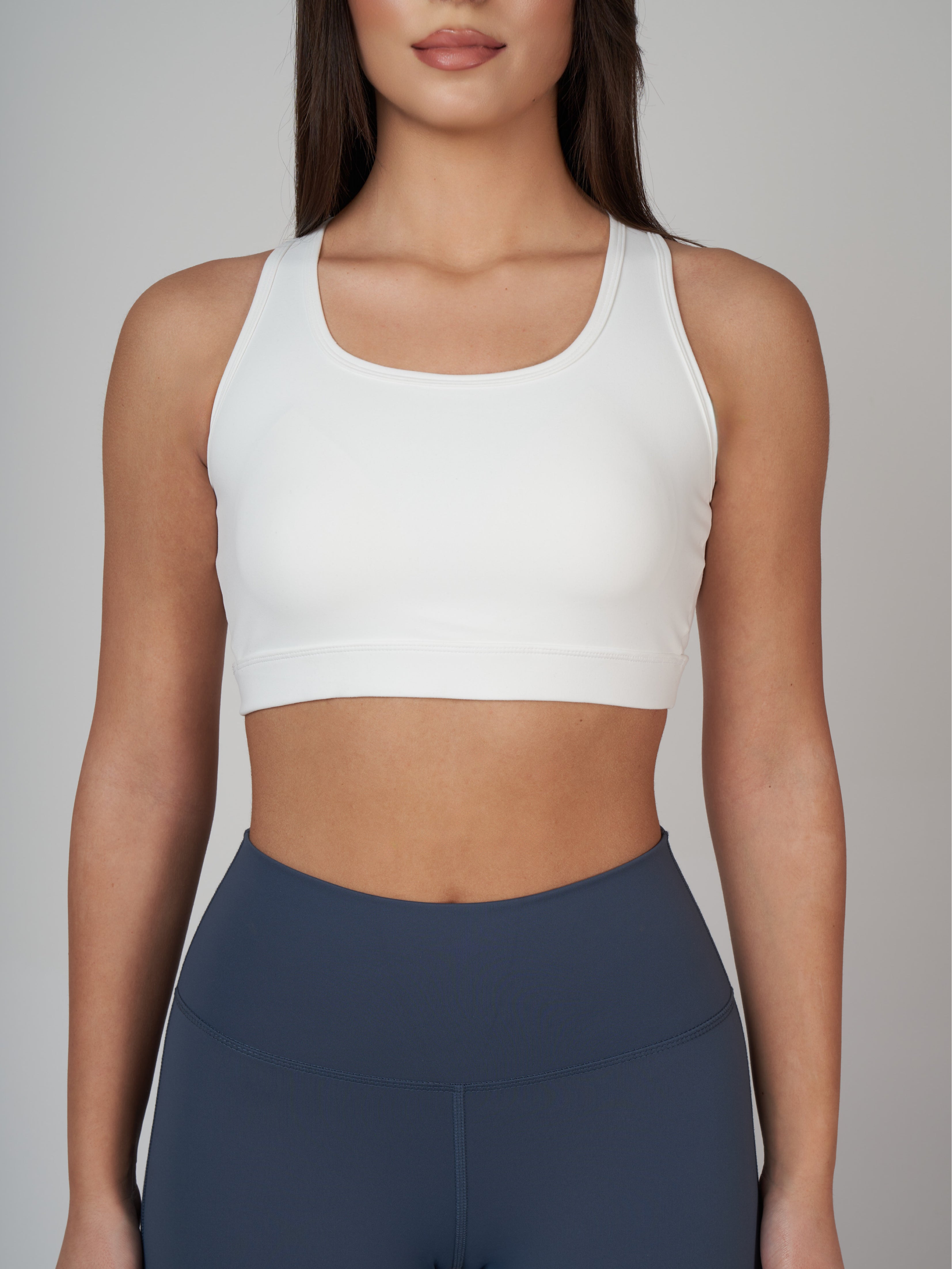 Raina Cross Bra - Ecru