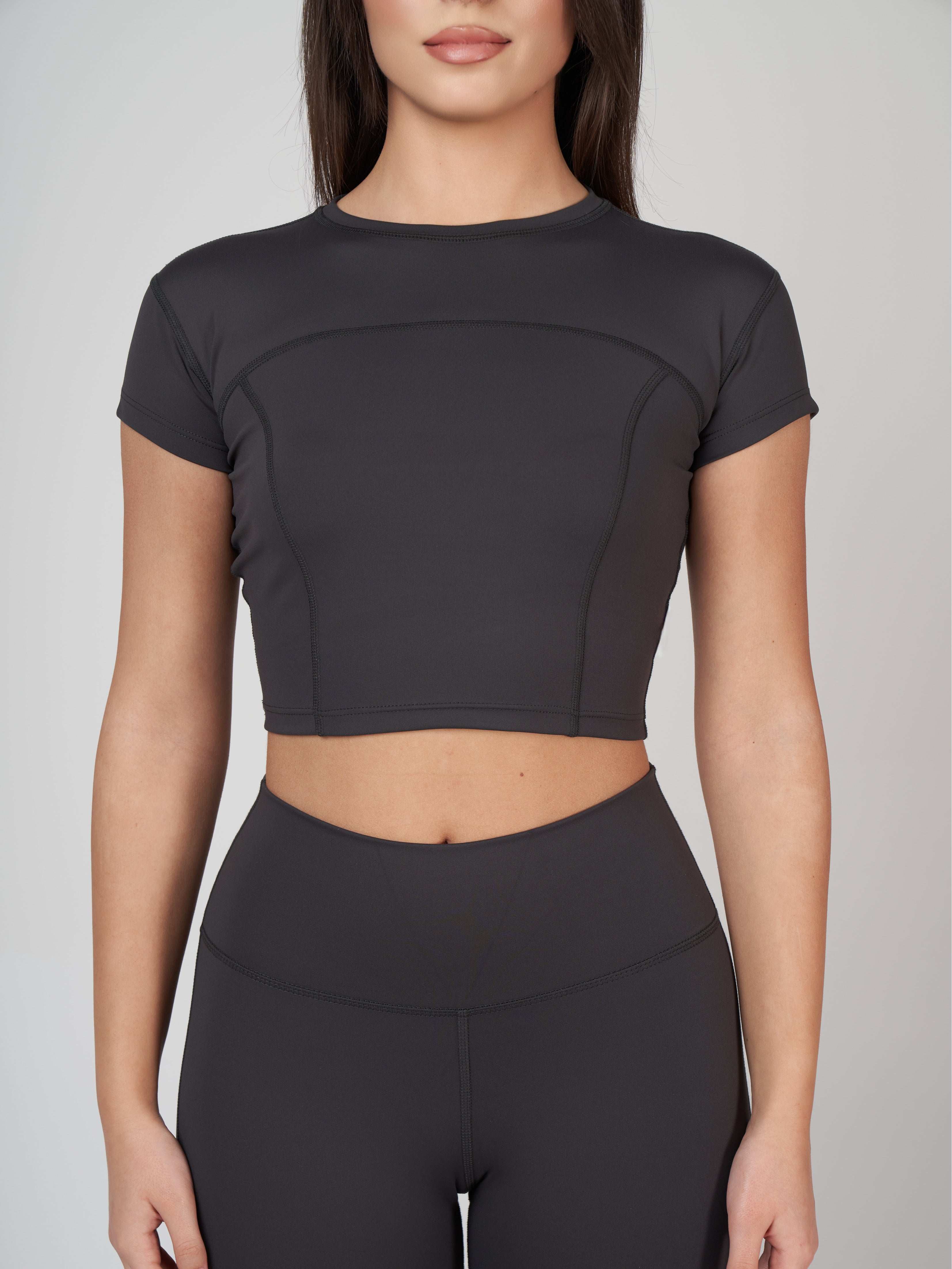 Liora Soft Crop - Dark Grey