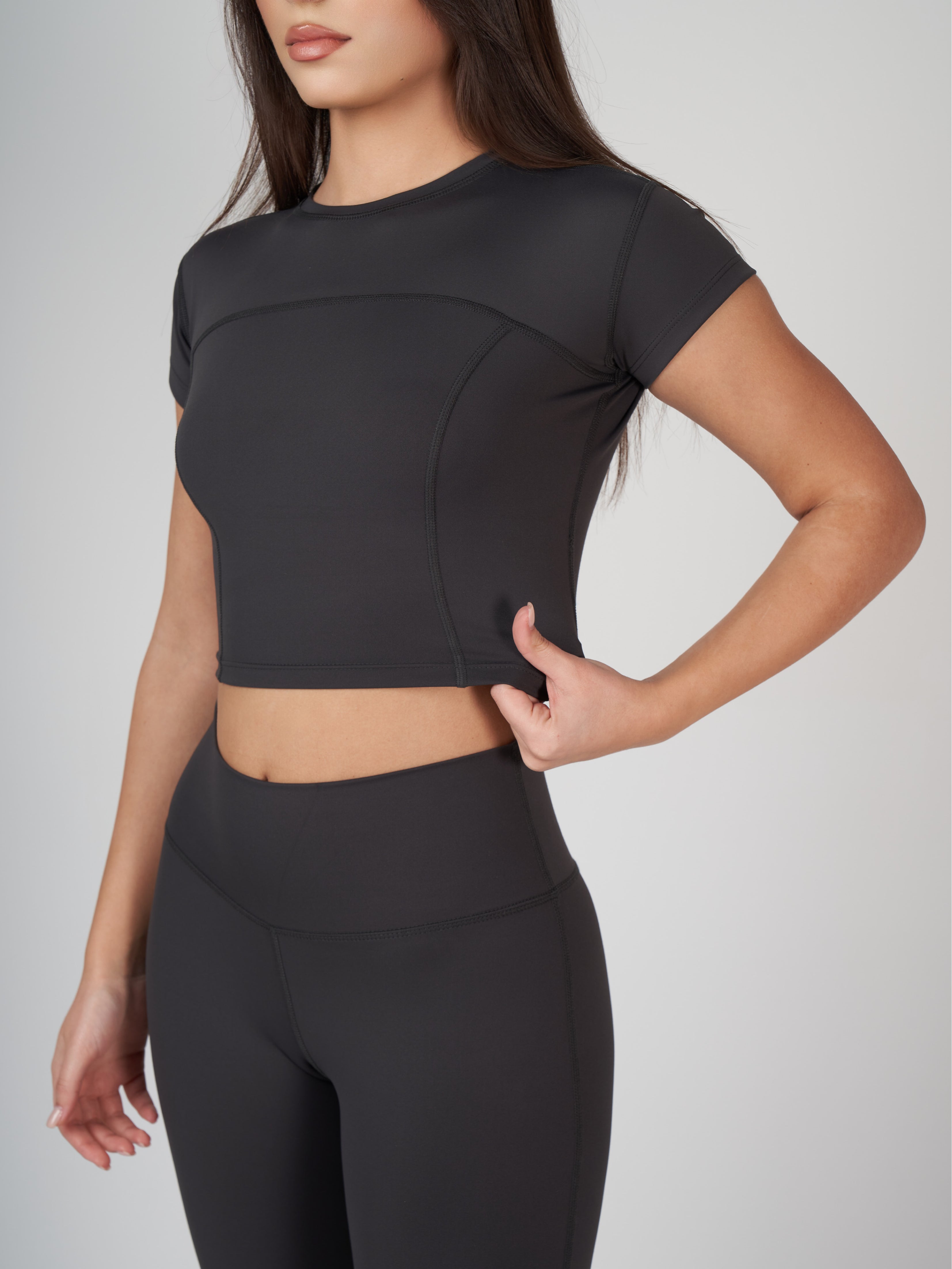 Liora Soft Crop - Dark Grey