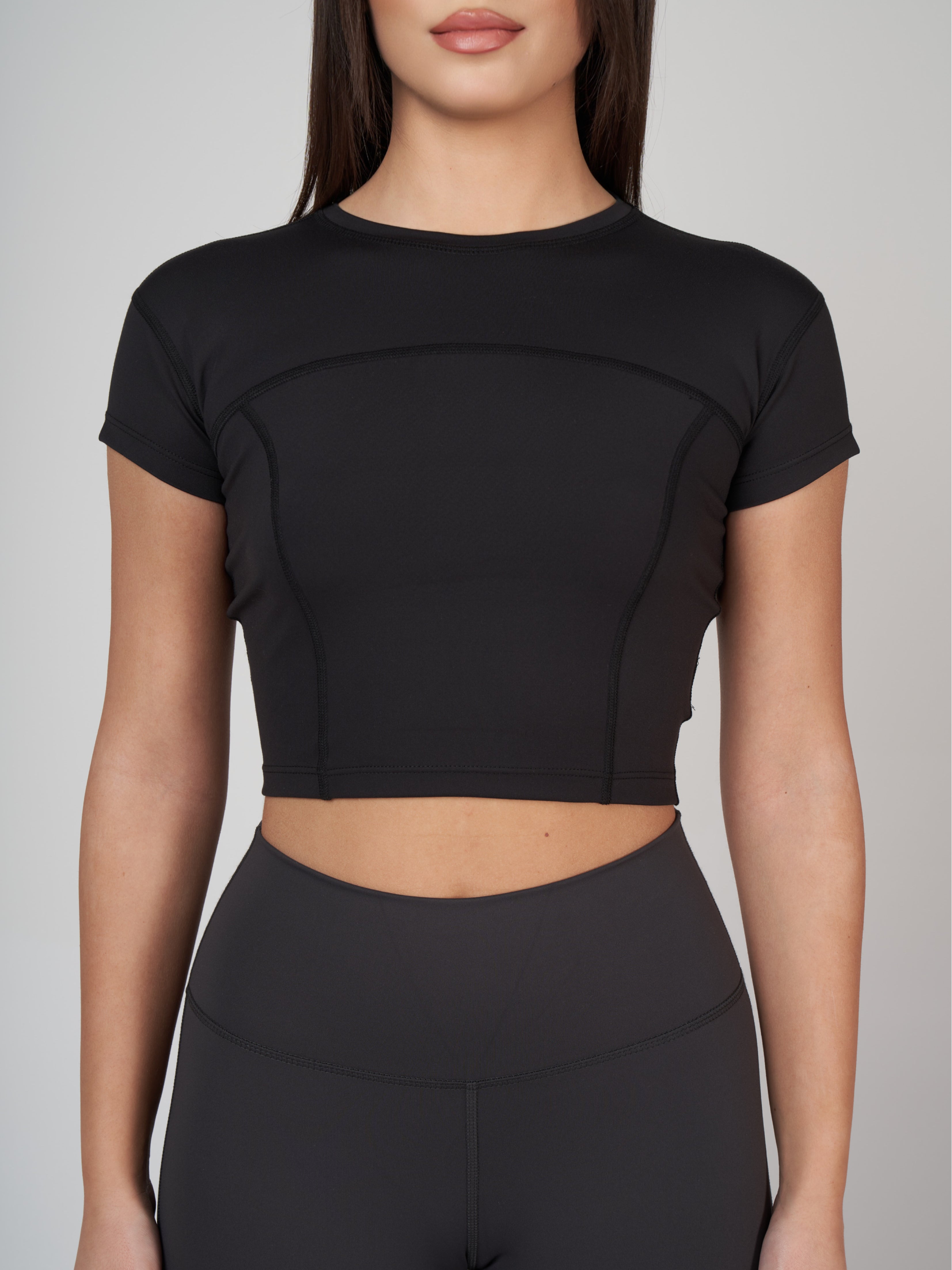 Liora Soft Crop - Black