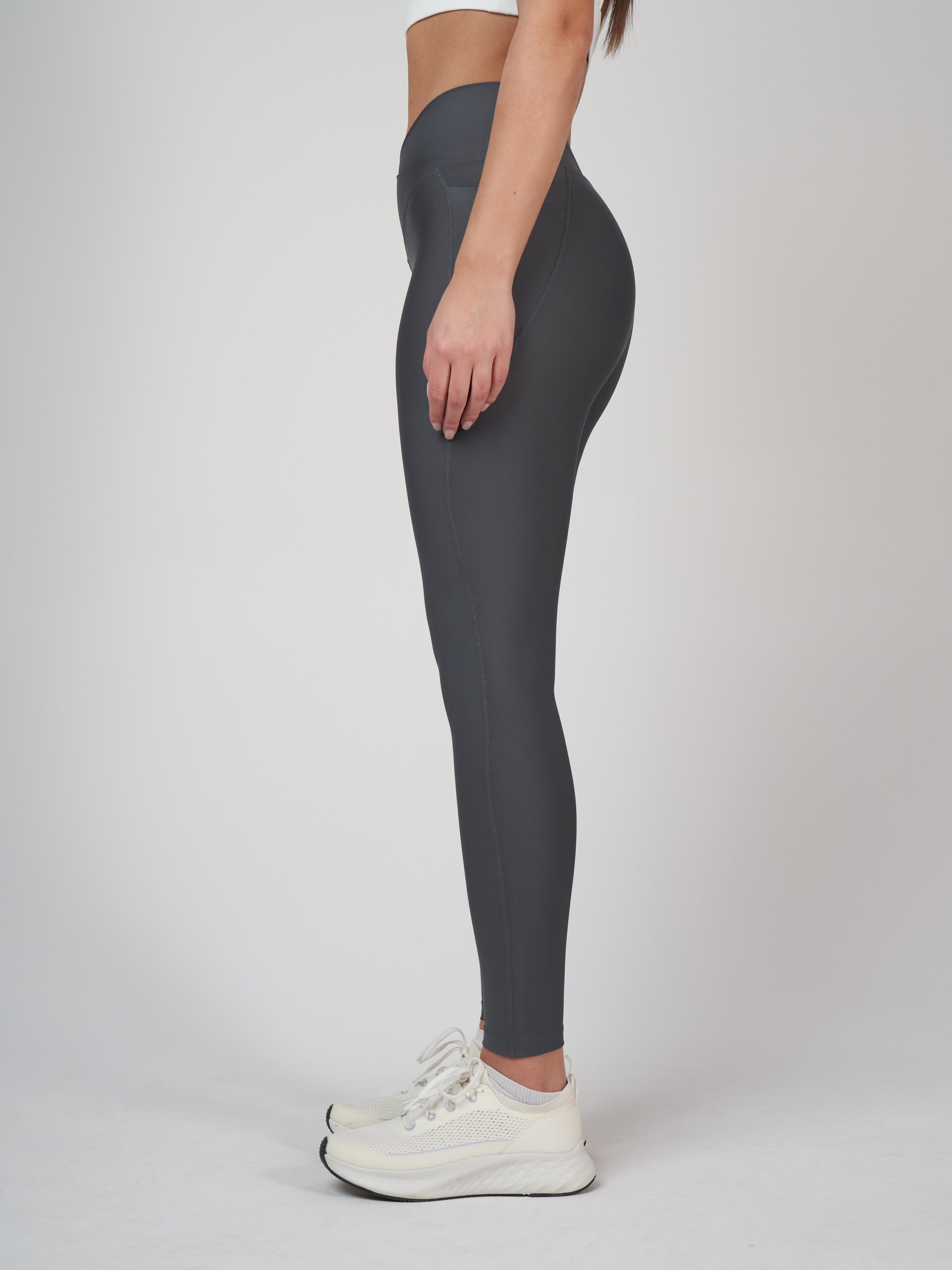 Adele Cross Waist Хеланки - Dark Grey