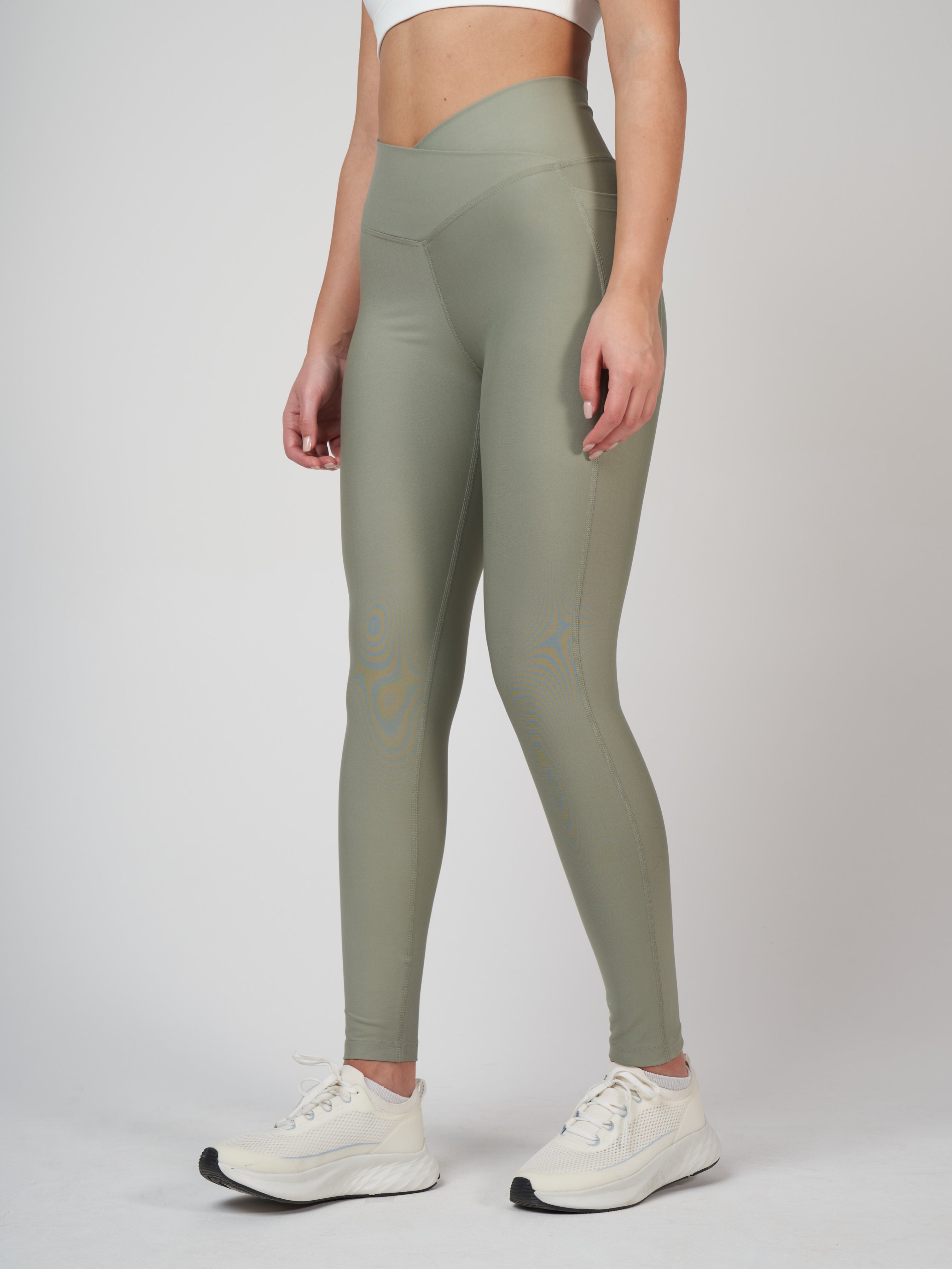 Adele Cross Waist Хеланки - Light Green