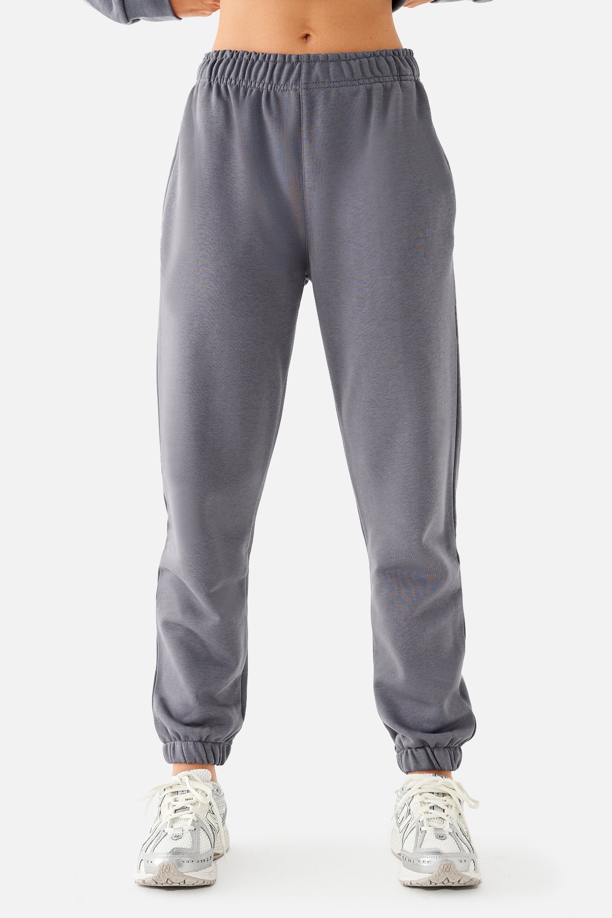 Mia Cuffed Sweatpants - Dark Grey