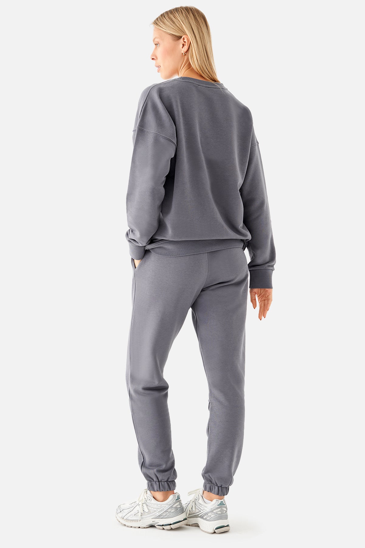 Nina Crewneck Sweatshirt - Dark Grey